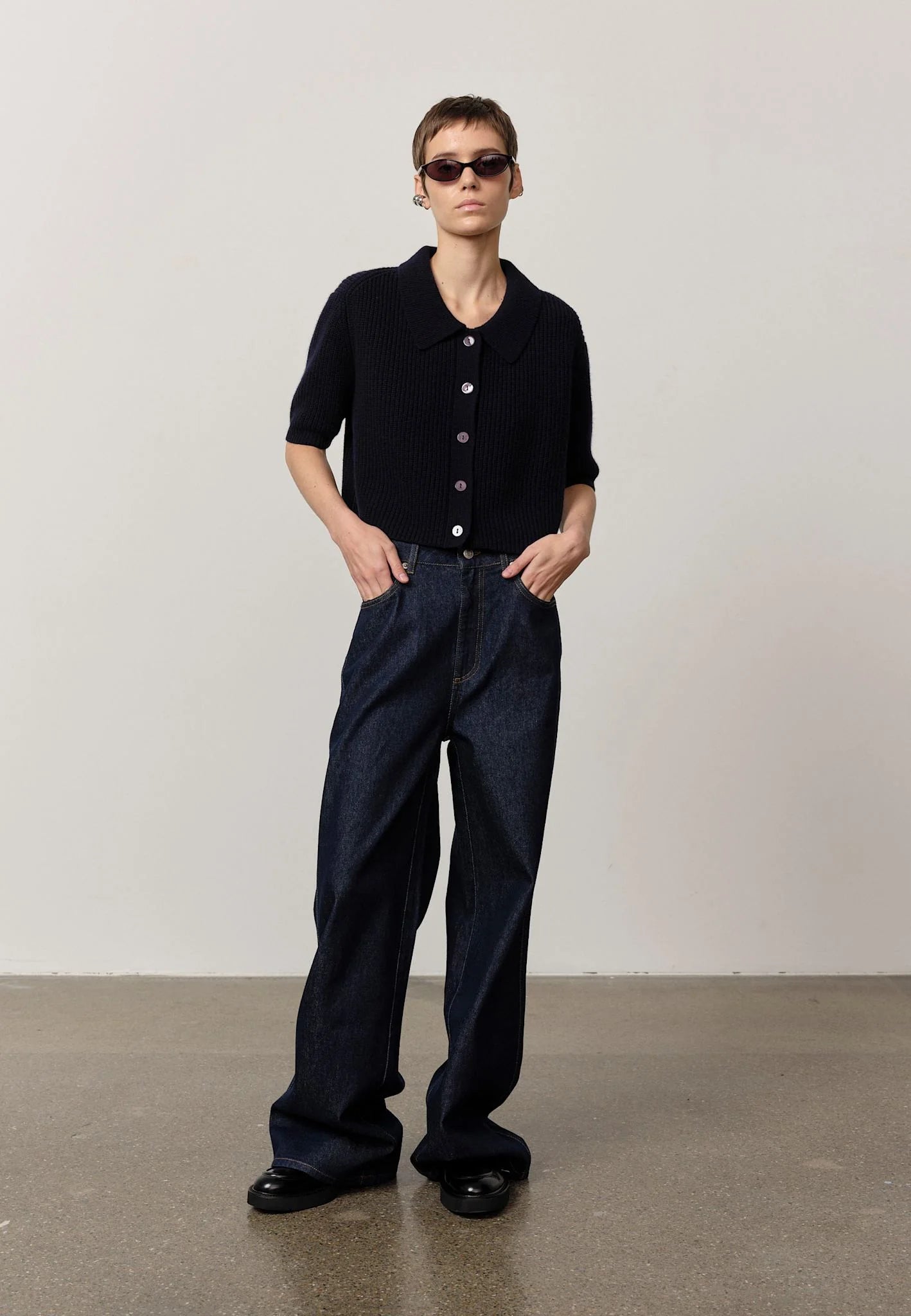 Aria Cardigan Navy