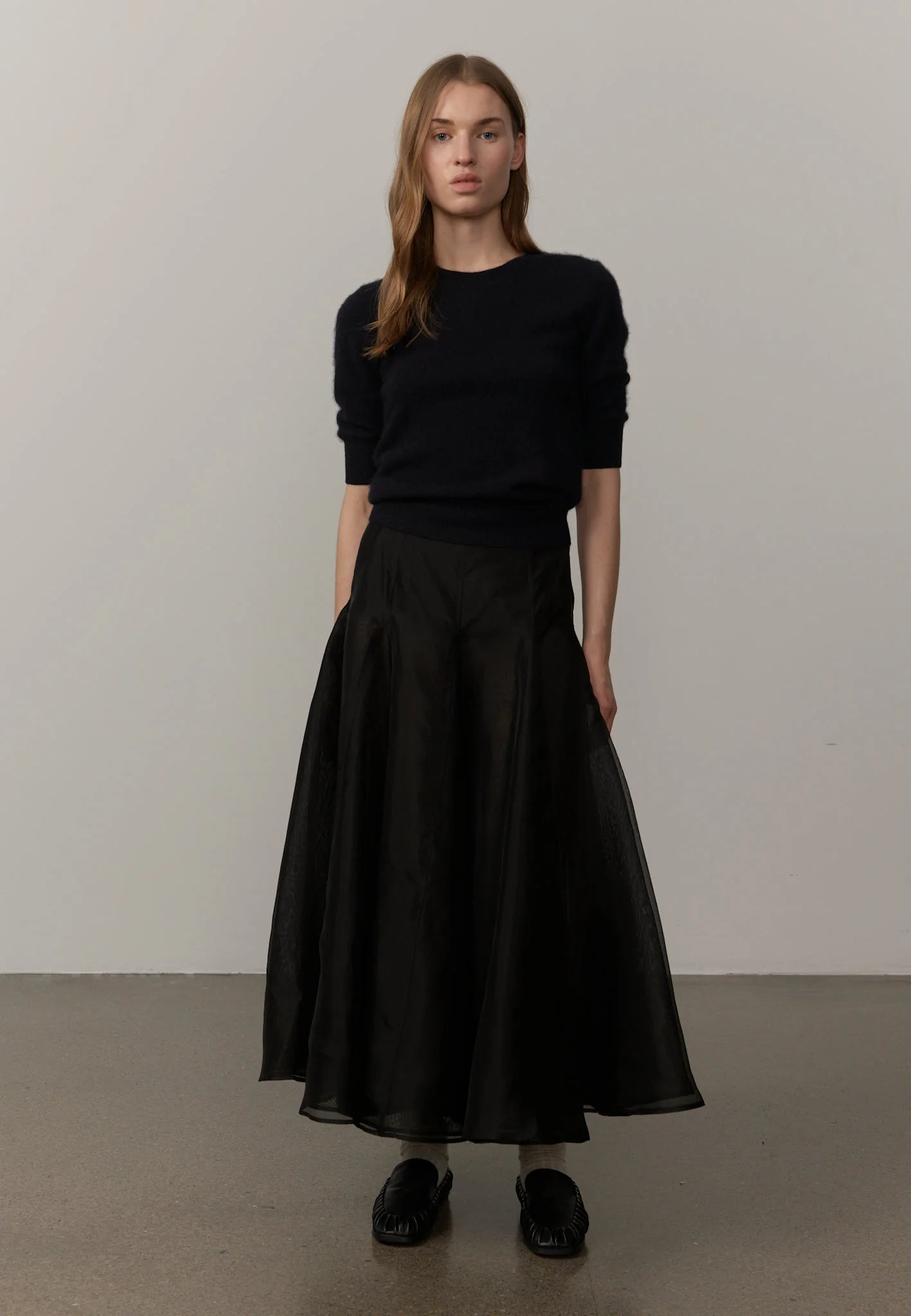 Therese Knit Blouse Black