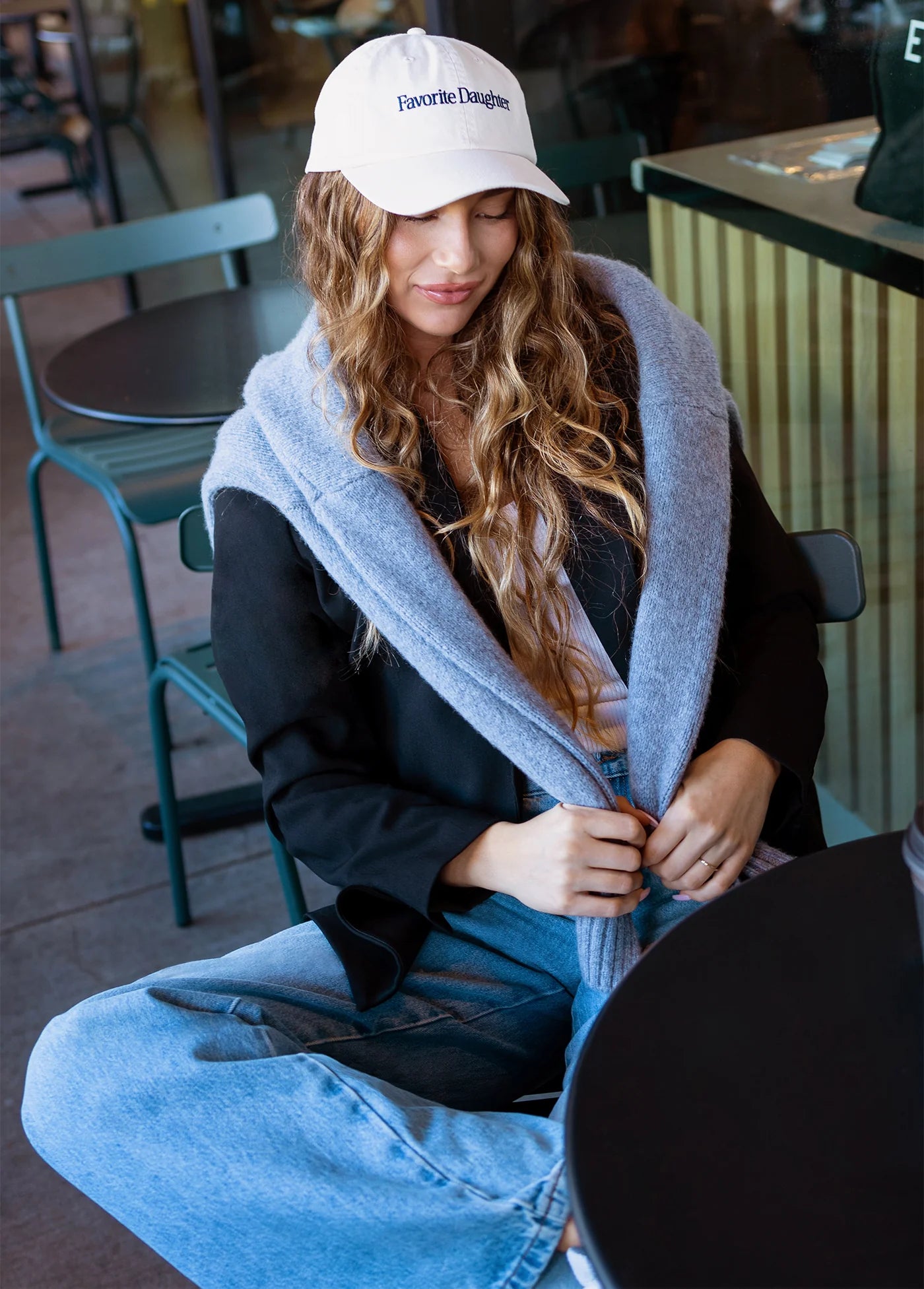 Classic Logo Baseball Hat - Khaki/Ecru