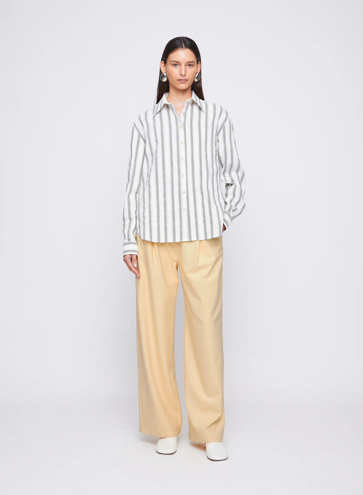 Brooklyn Shirt - Meadow Stripe