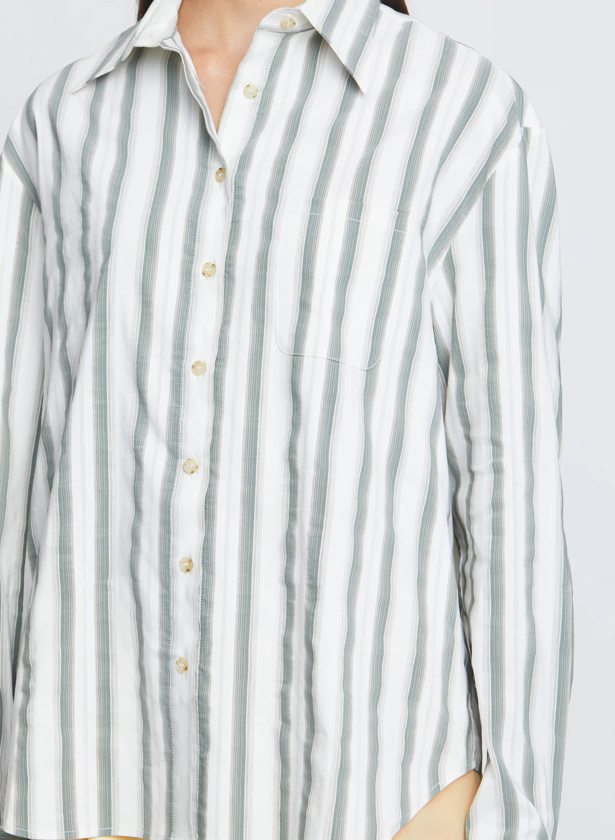 Brooklyn Shirt - Meadow Stripe