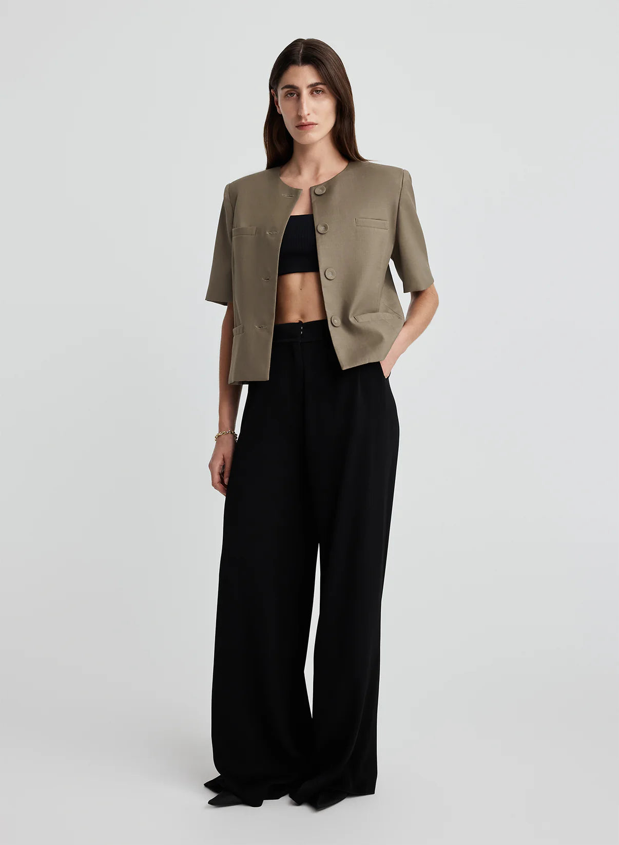 Priestly Jacket Taupe