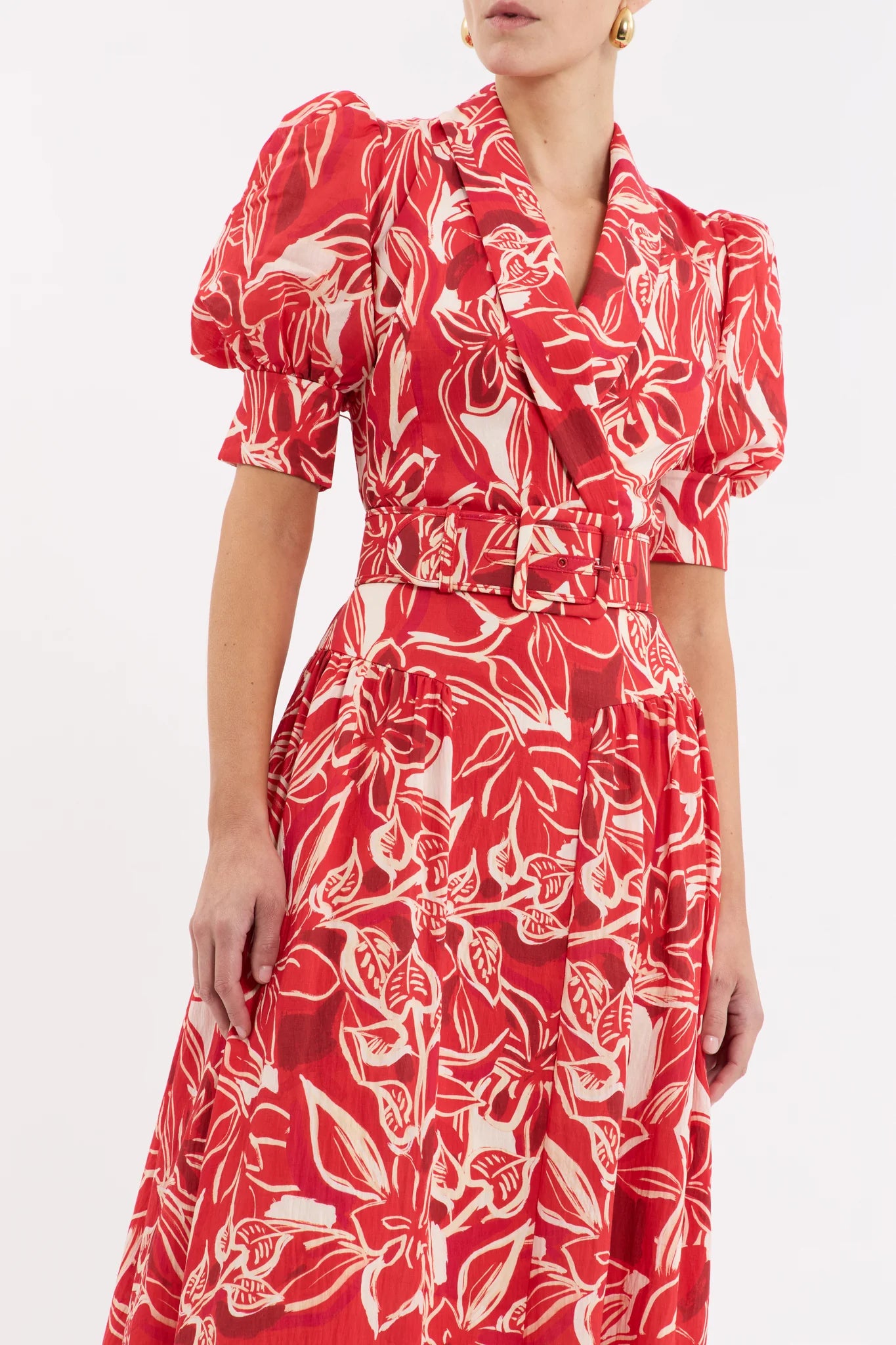 Alloure Midi Dress