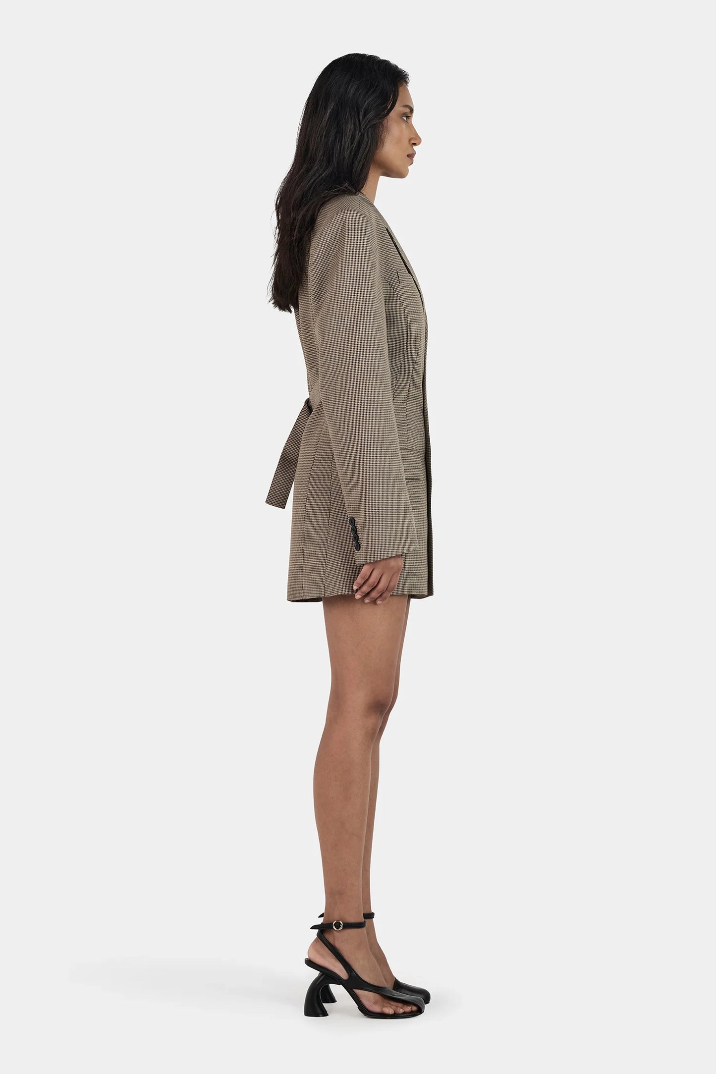 Callum Blazer Dress Chestnut