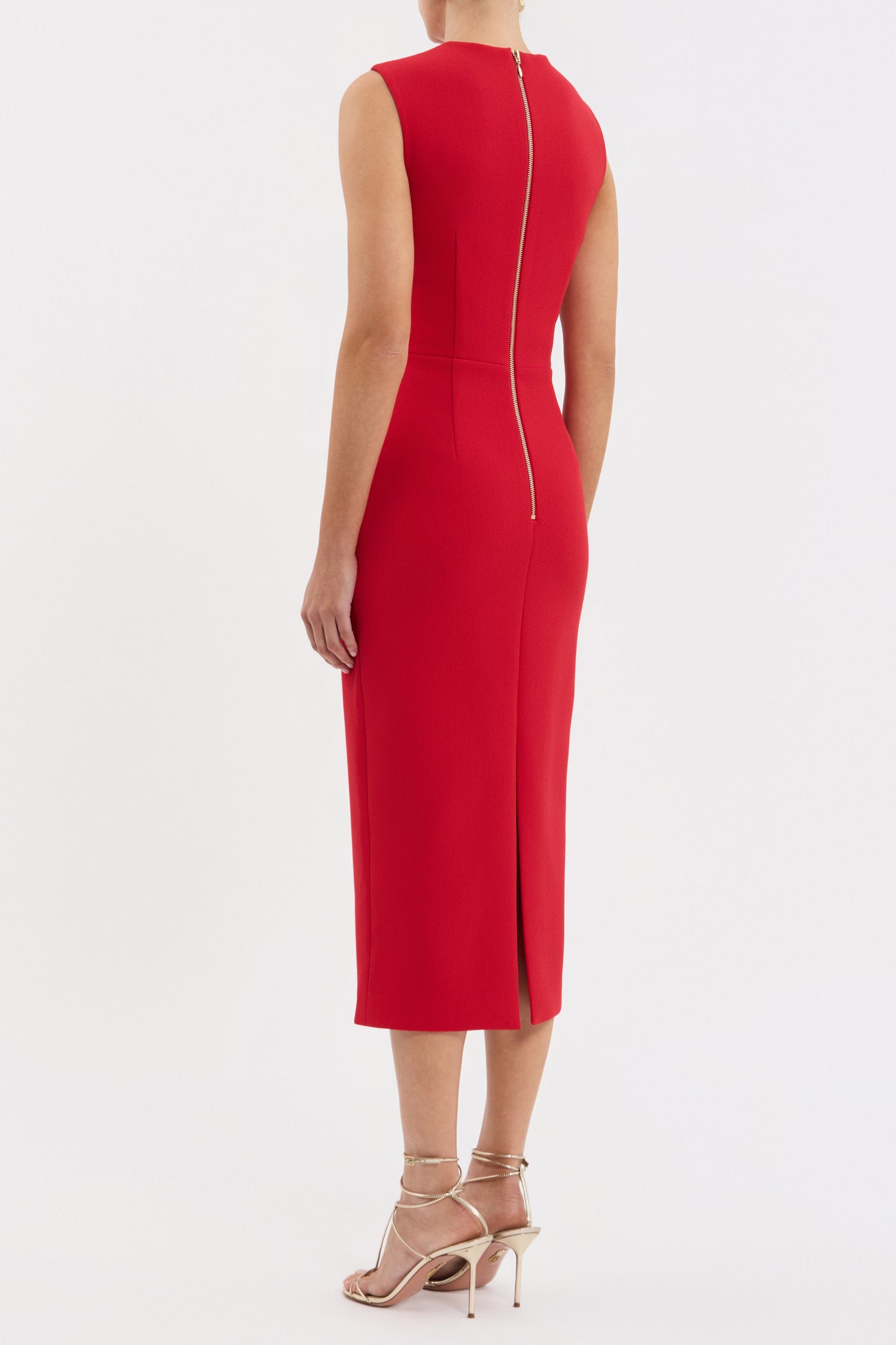 Cameron Asymmetrical Midi Dress