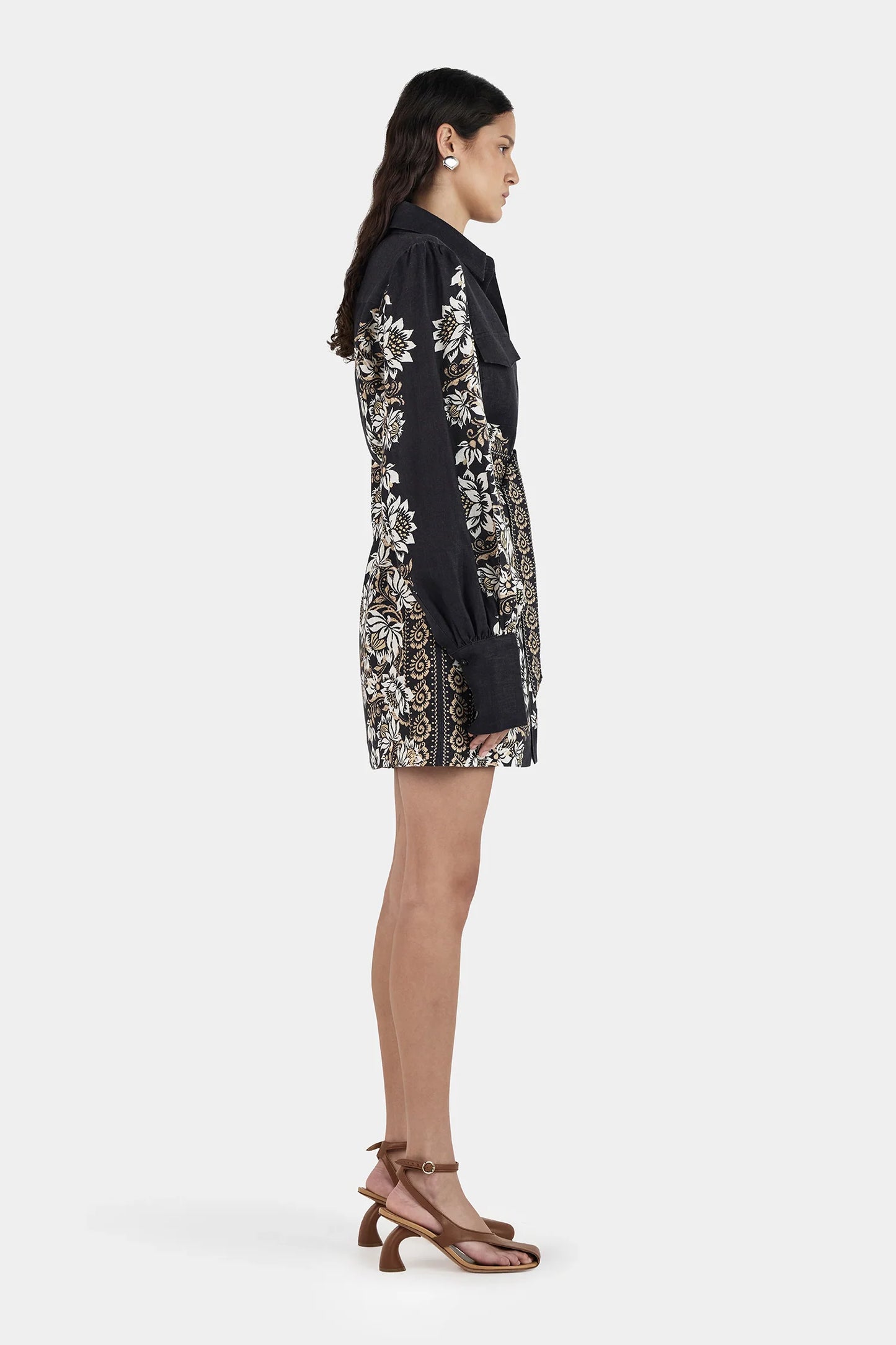Constance Linen Mini Dress
