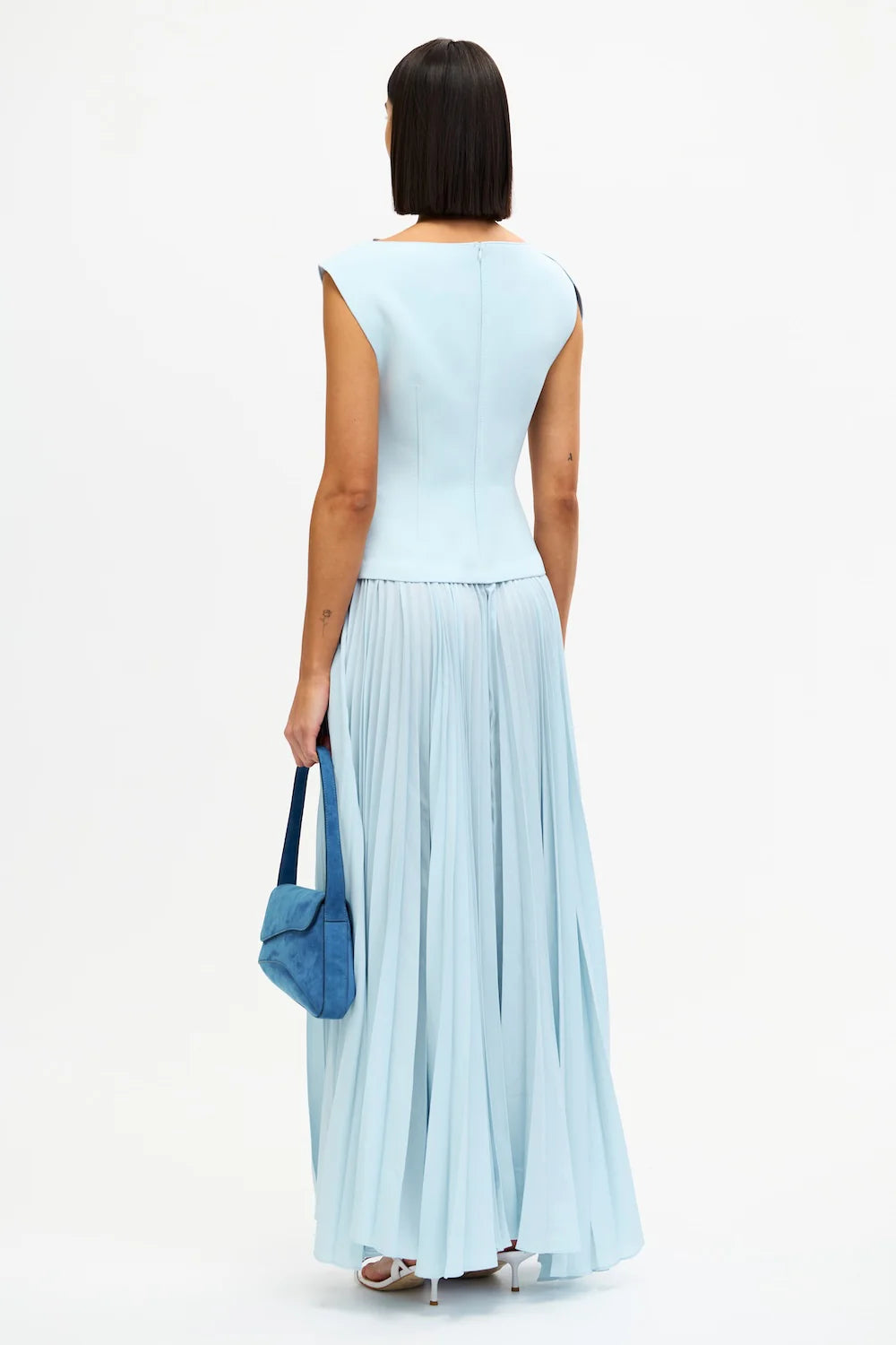 Cornmore Midi Dress - Powder