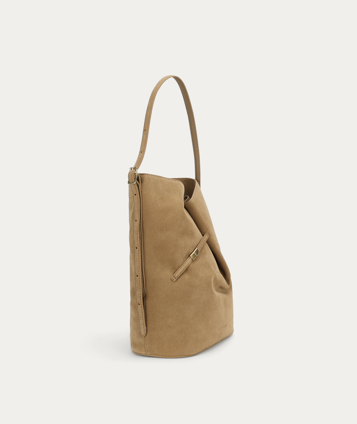 Clippity Tote Oat Suede