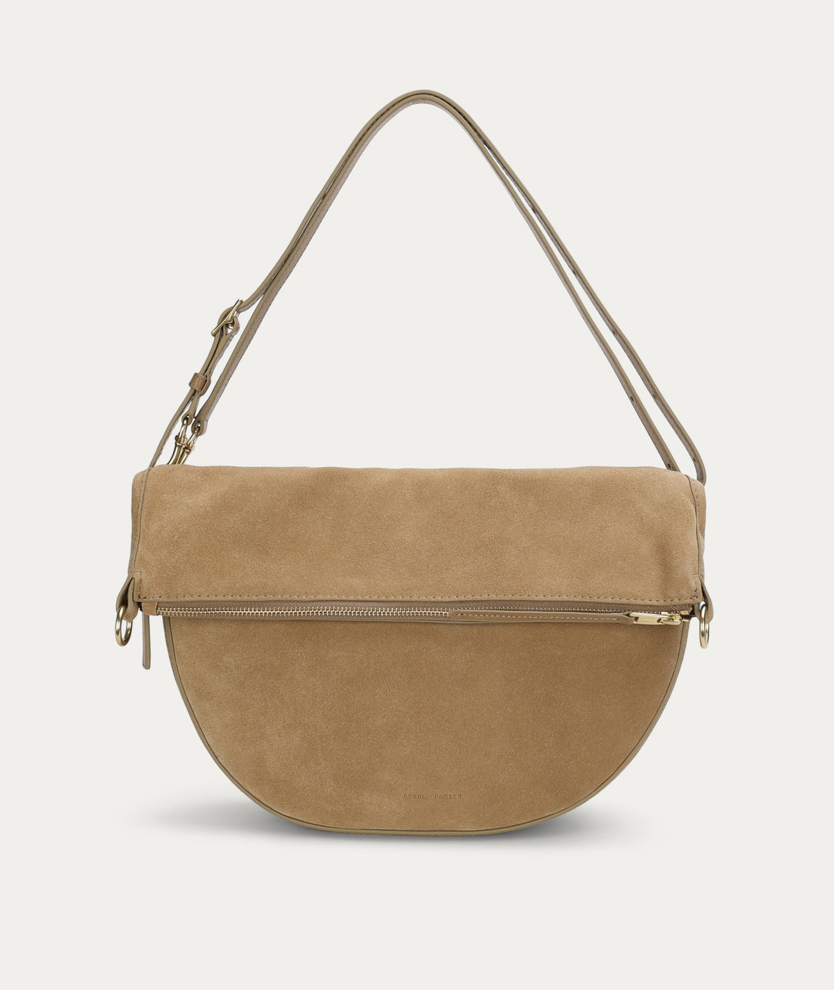 Leopard Hobo Oat Suede