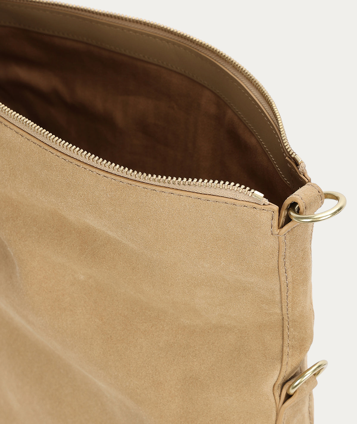 Leopard Hobo Oat Suede