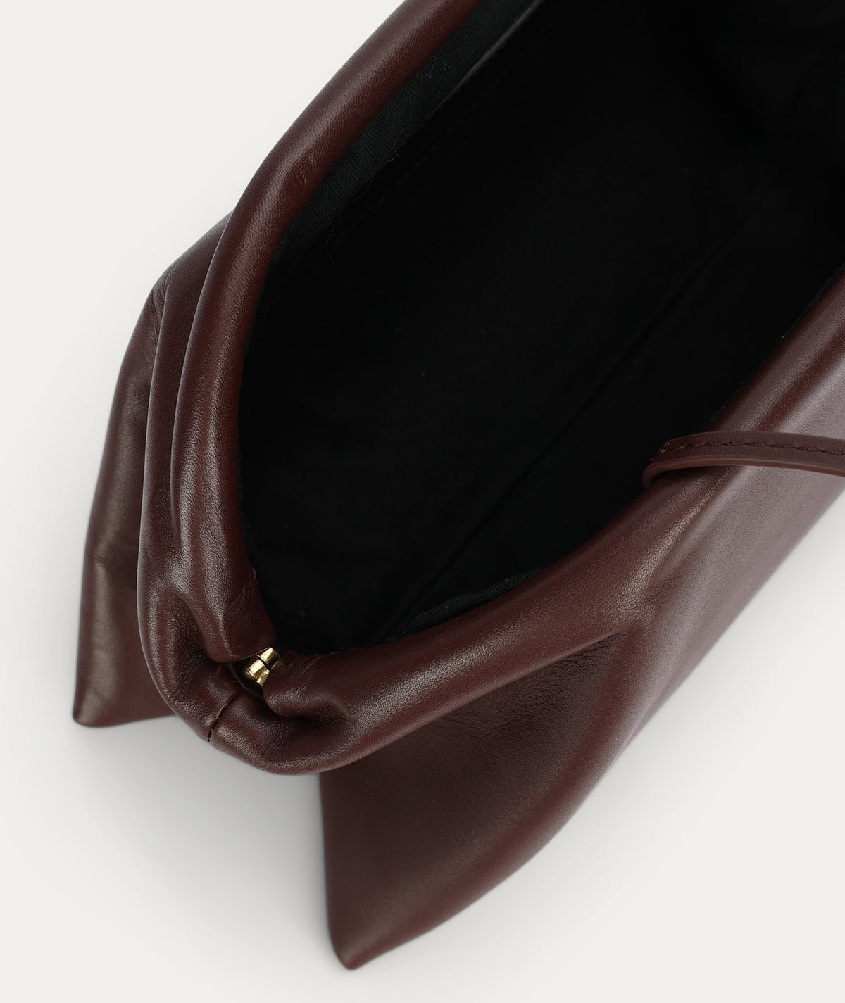 Vault Clutch Dark Cherry