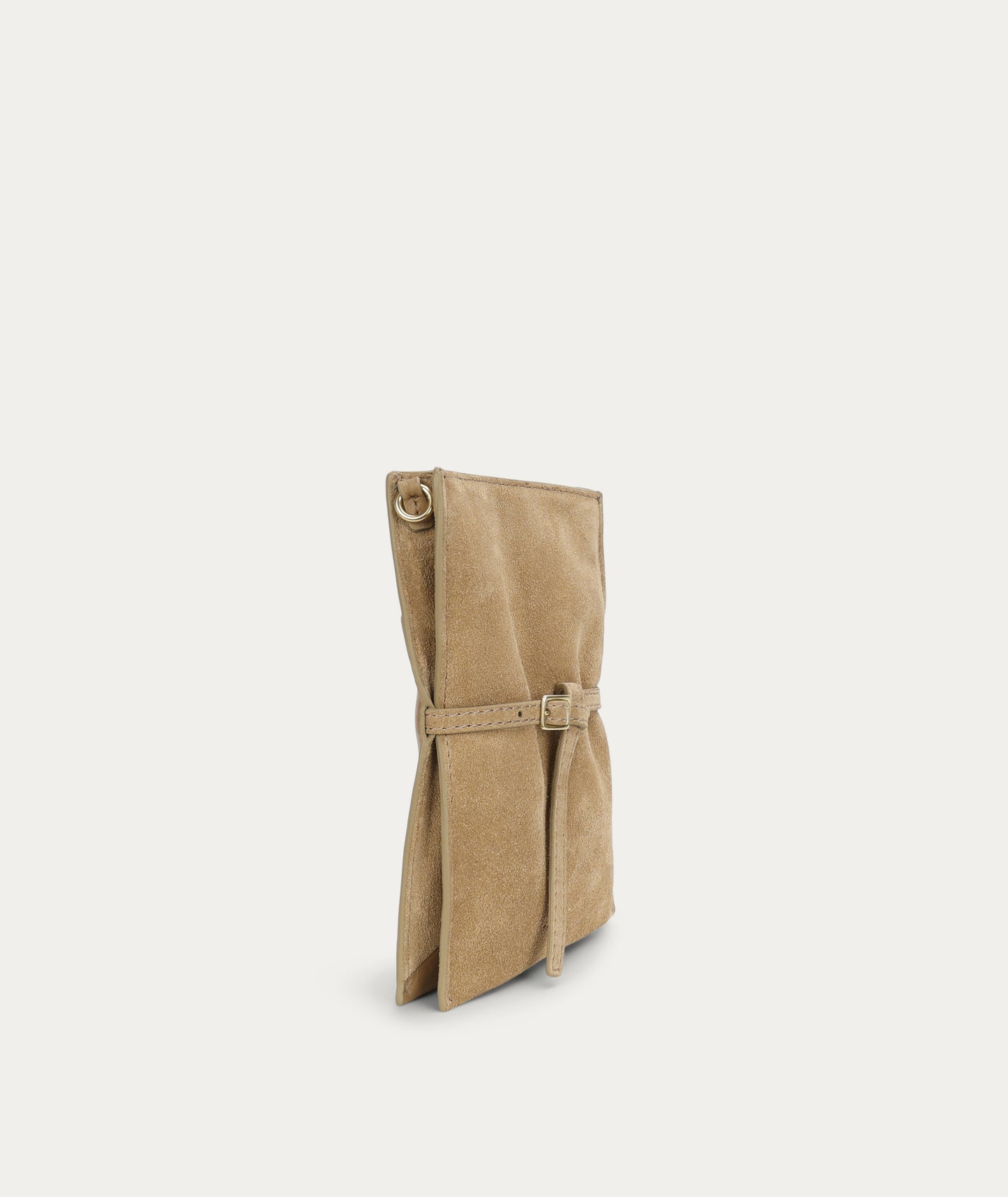 Mr Penny Pouchette Oat Suede