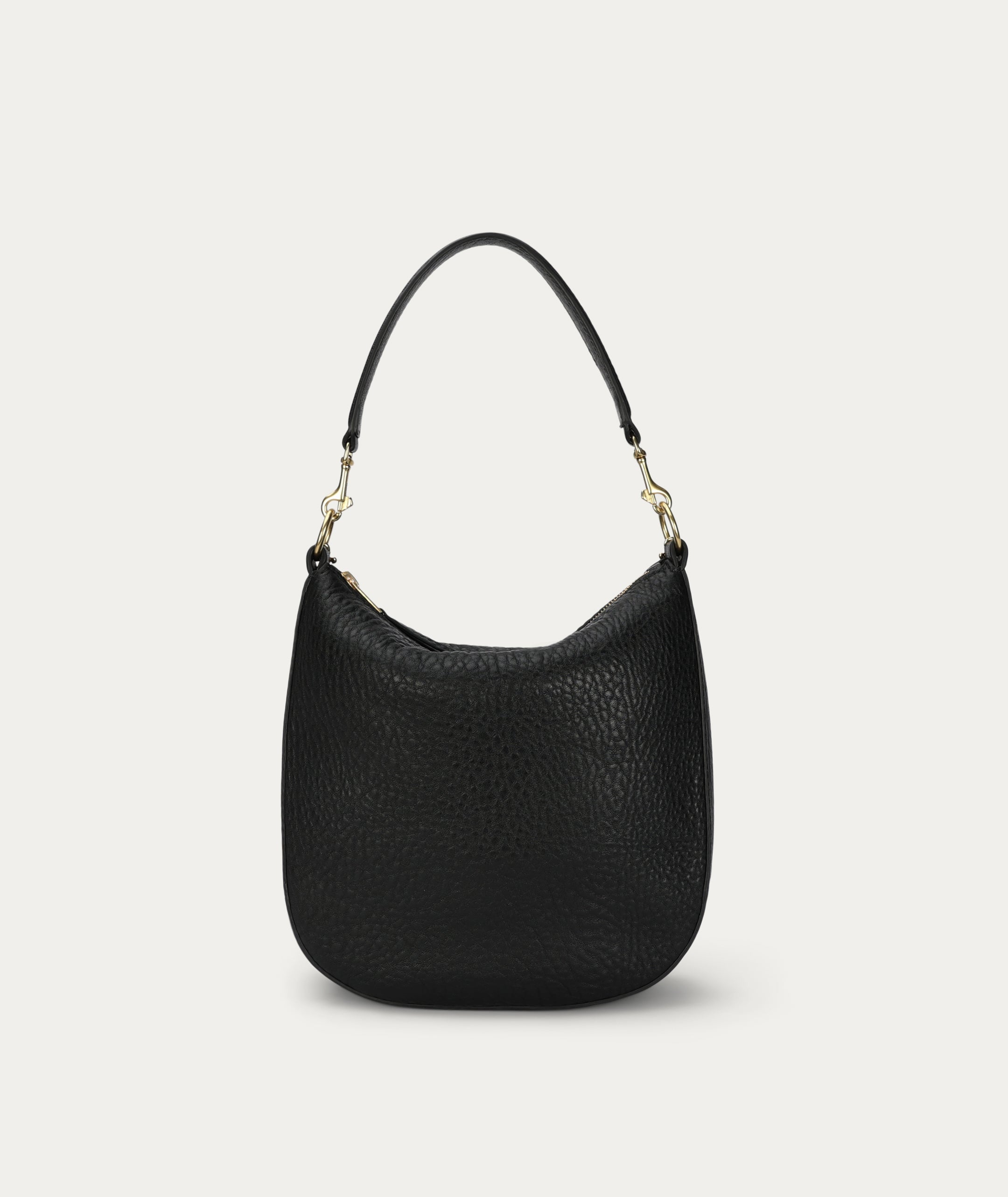 Medium Sling Bag Black Bulle/Brass