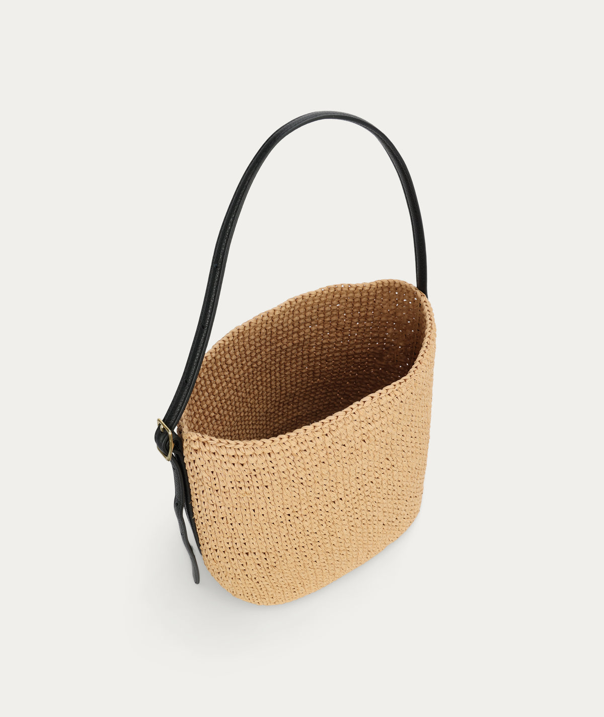 Rush Tote Natural Raffia/Black