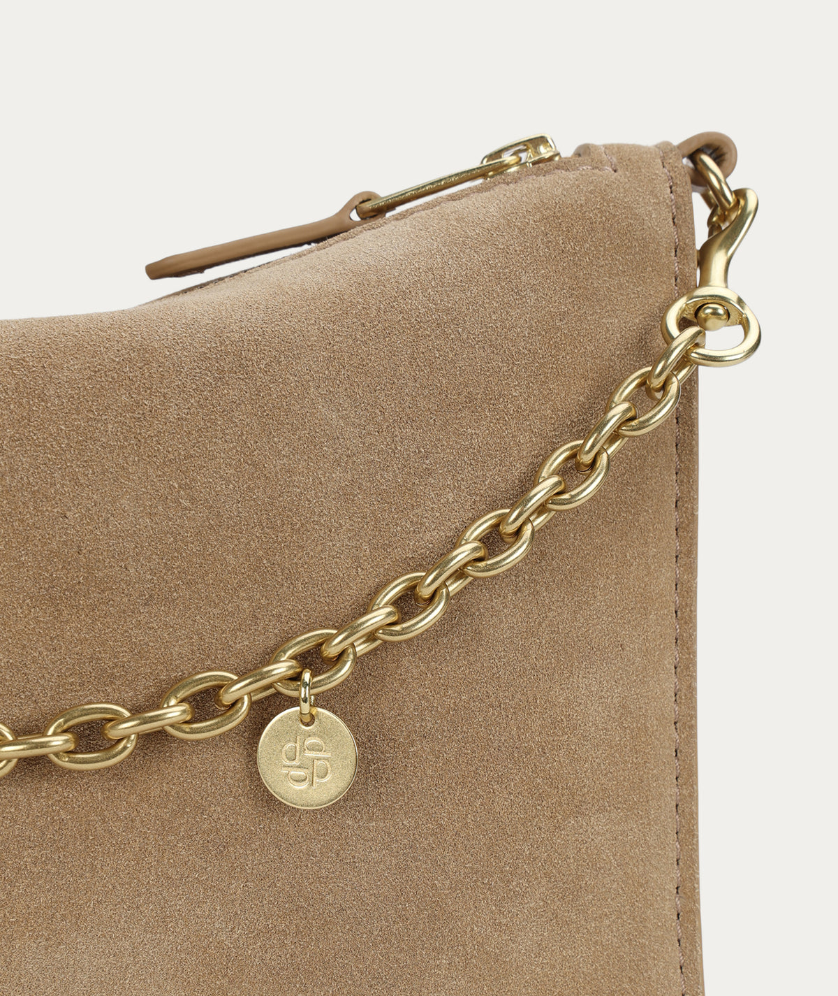Siamese Bag Oat Suede