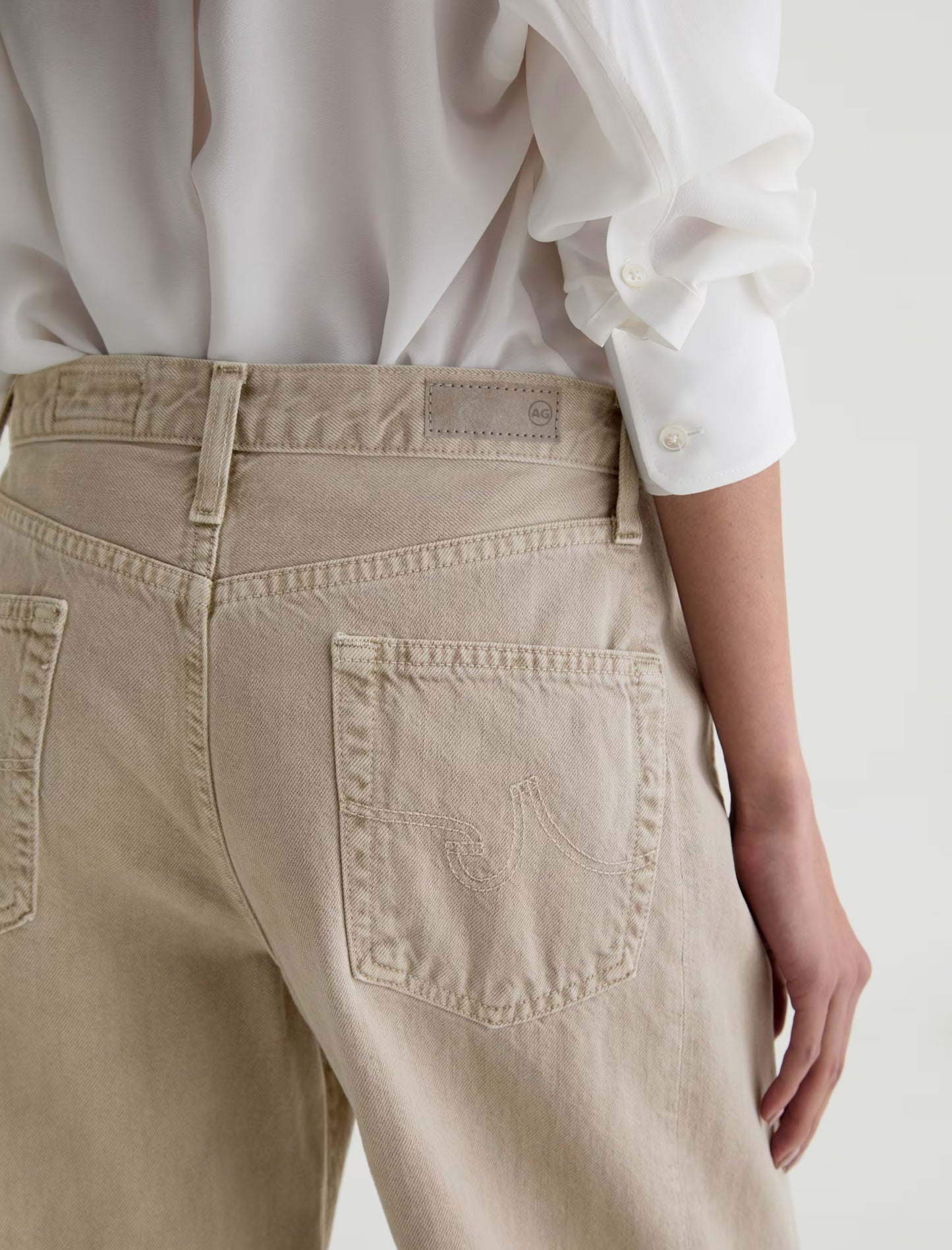 Hattie Crop Sulphur Light Taupe