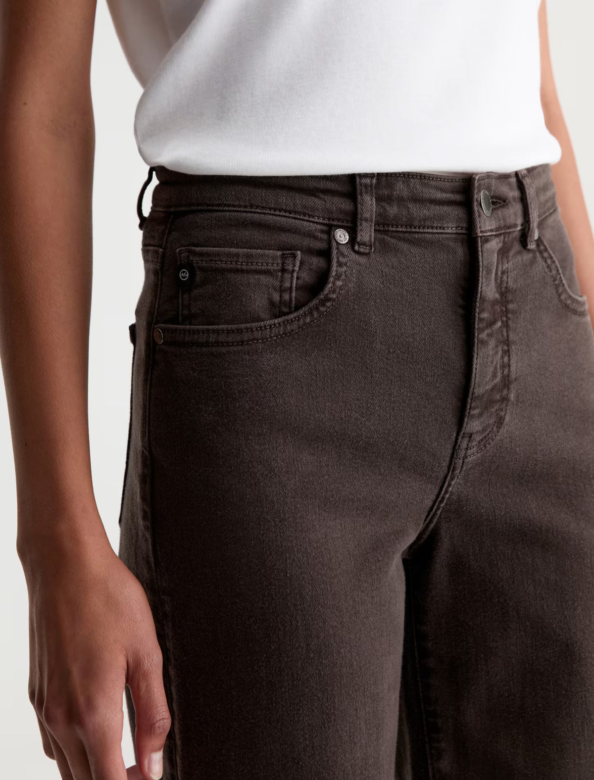 Saige Wide Leg Crop Sulfur Burnt Umber