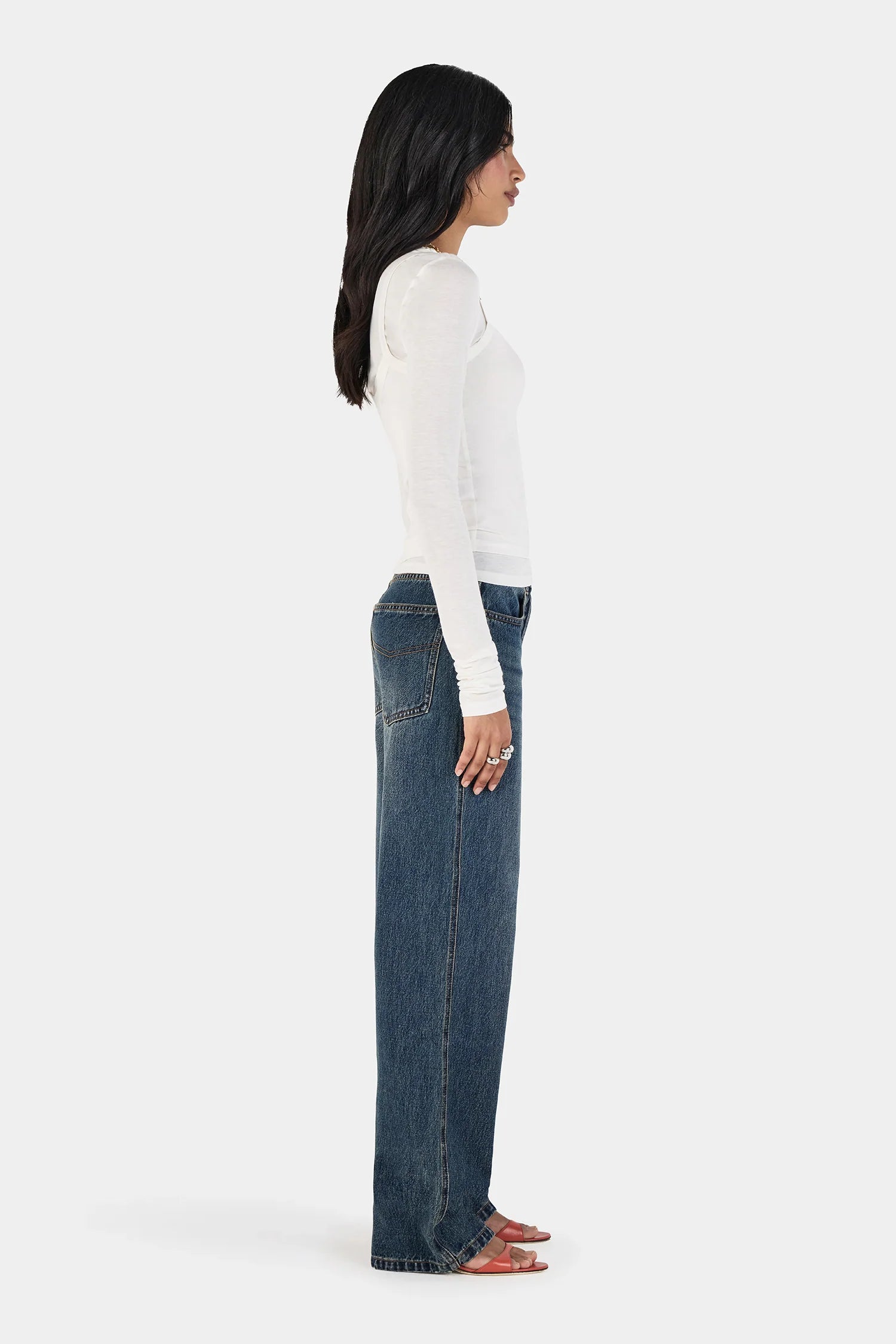 Capulet Layered Top Ivory