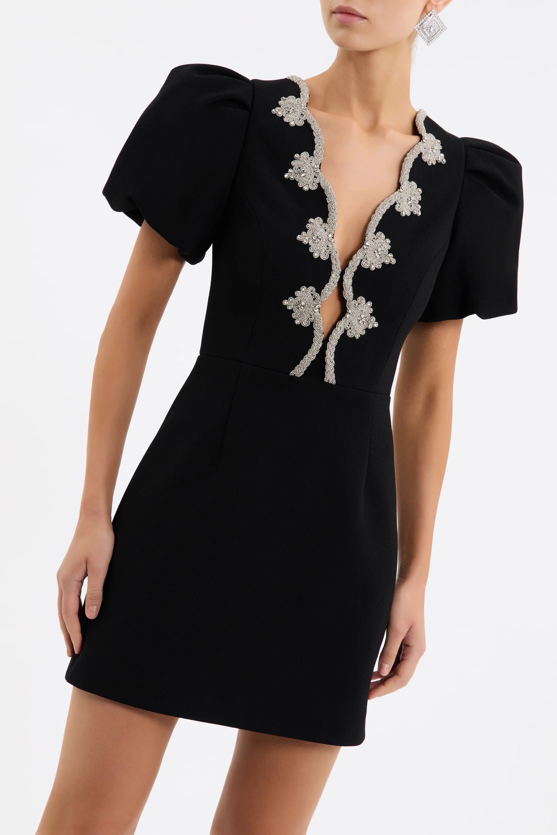 Harlynn Puff Sleeve Mini Dress