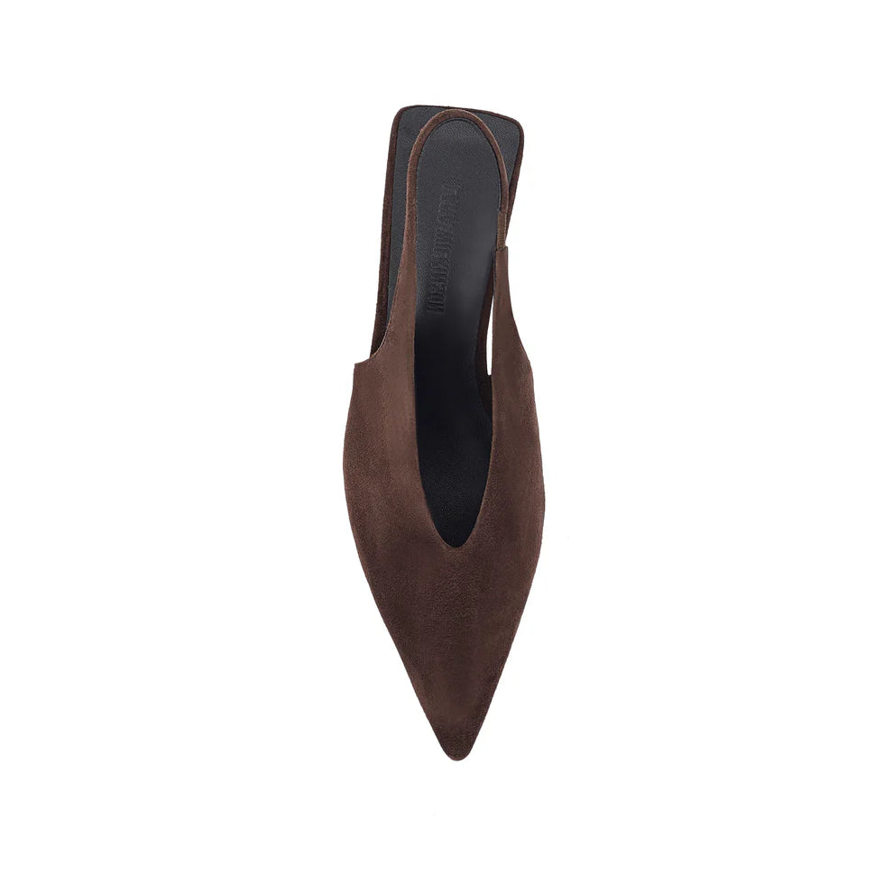 Ayvie Wedge Espresso Suede
