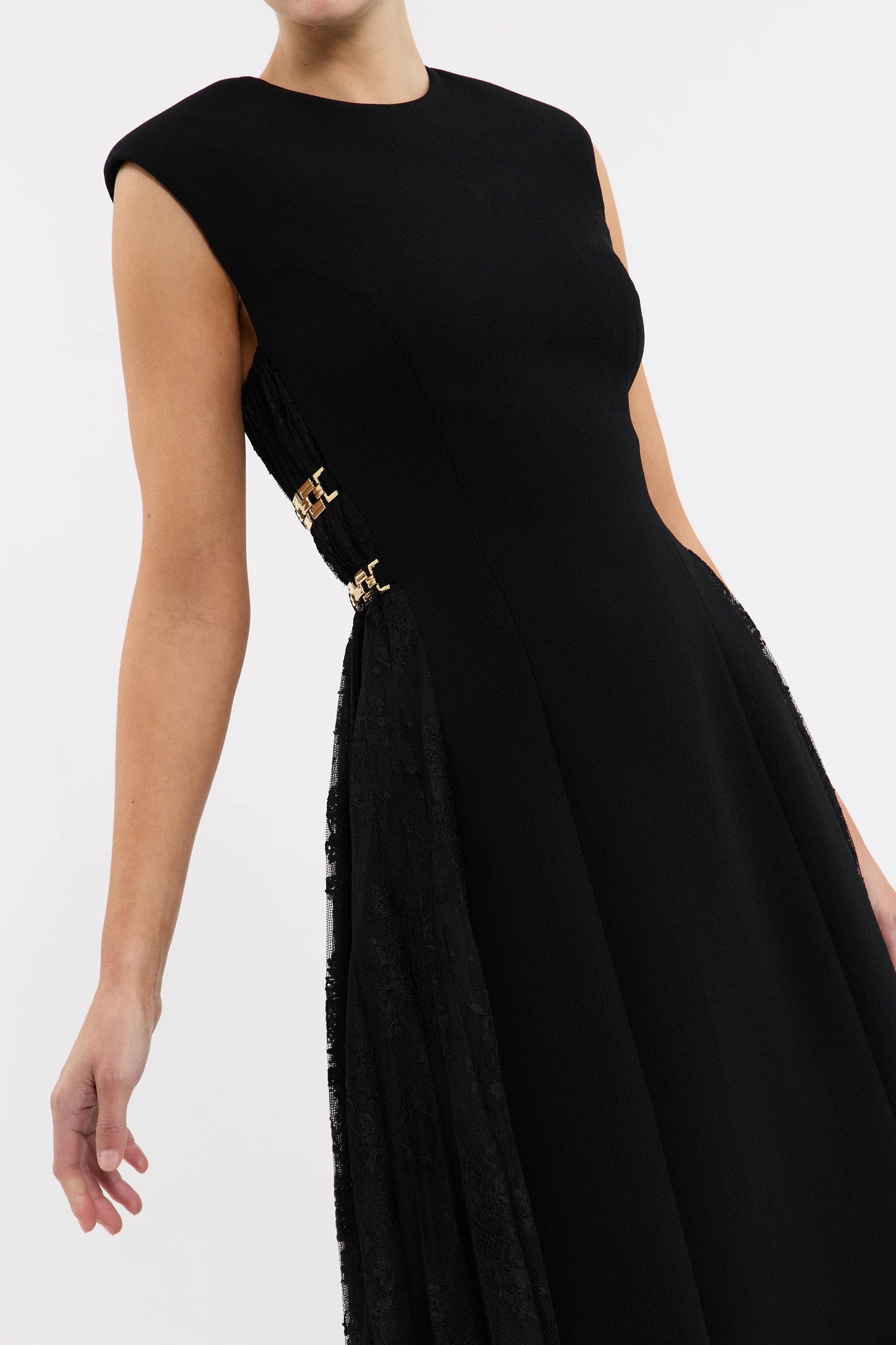 Milena Midi Dress Black