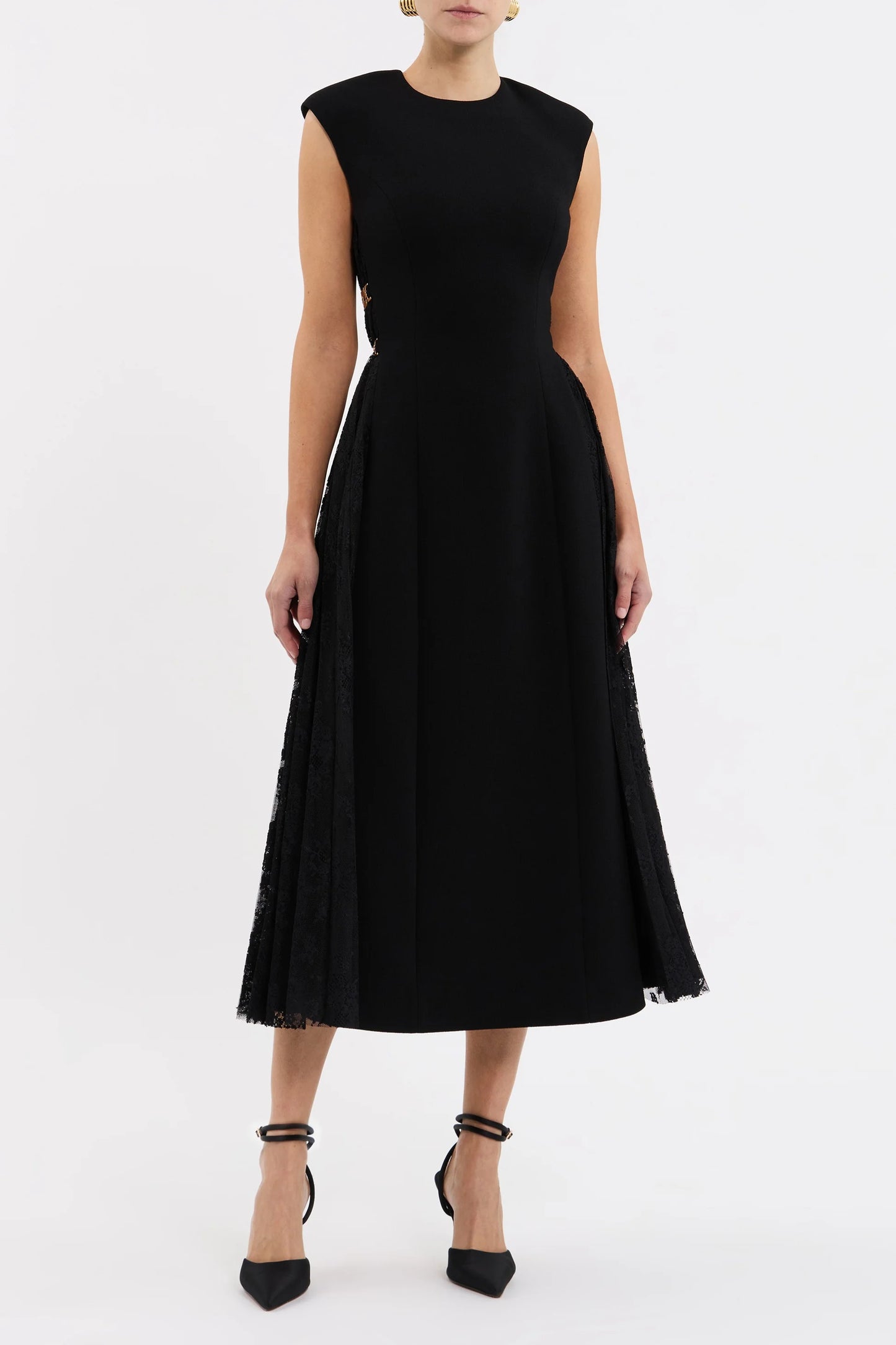 Milena Midi Dress Black
