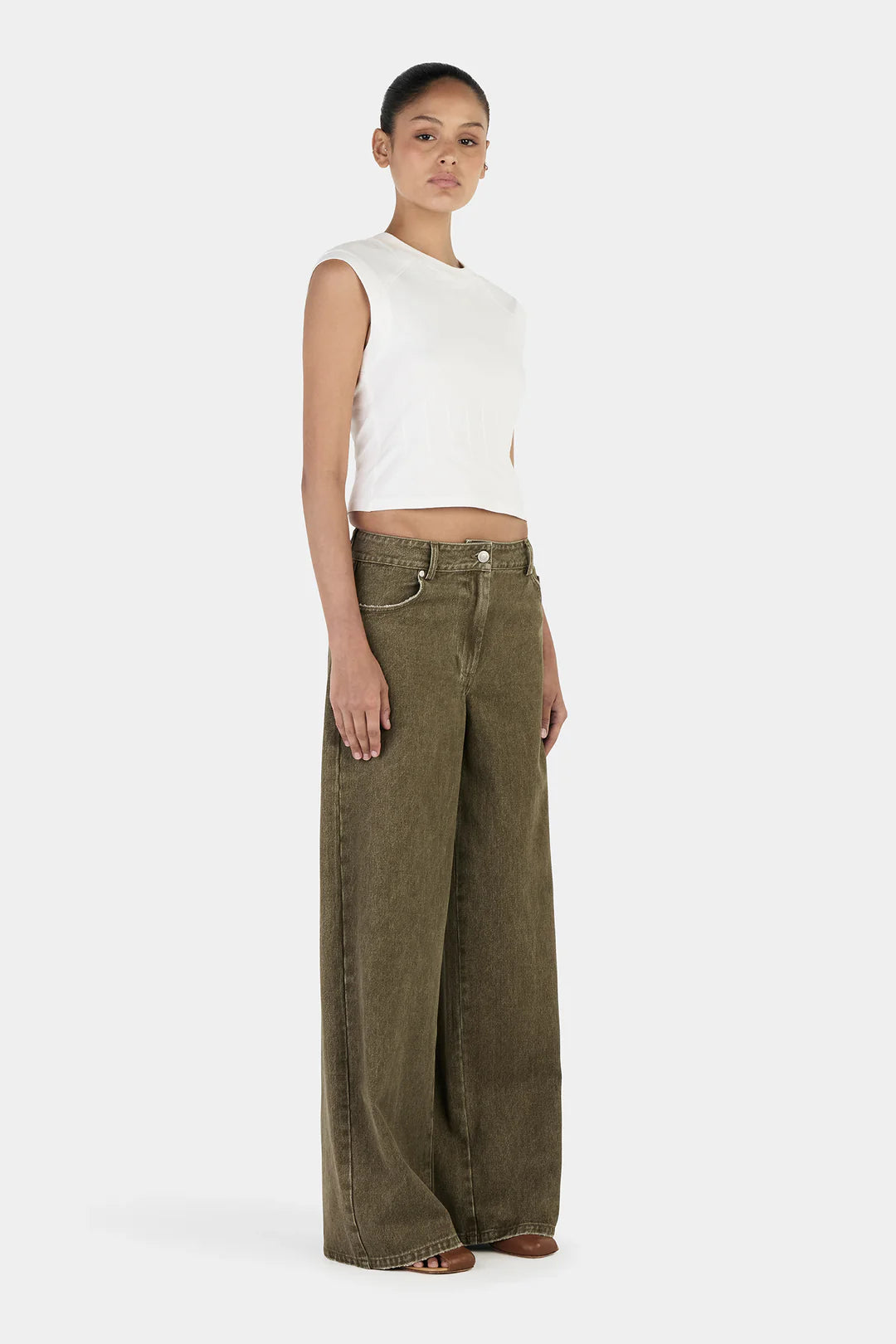 Paige Denim Jeans Khaki