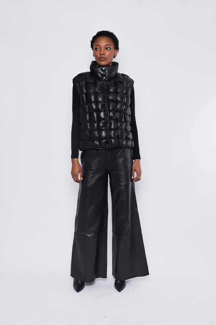 Woven Vest Black
