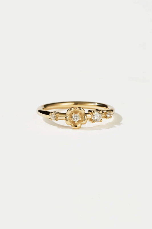 Posie Band 9ct Solid Gold