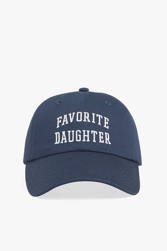 All Caps Logo Baseball cap Navy