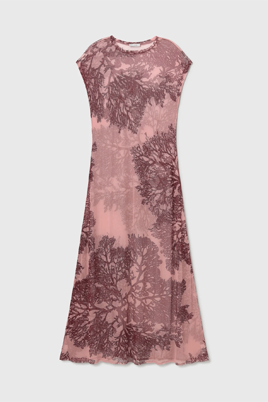 Mesh Dress Pressed Coral