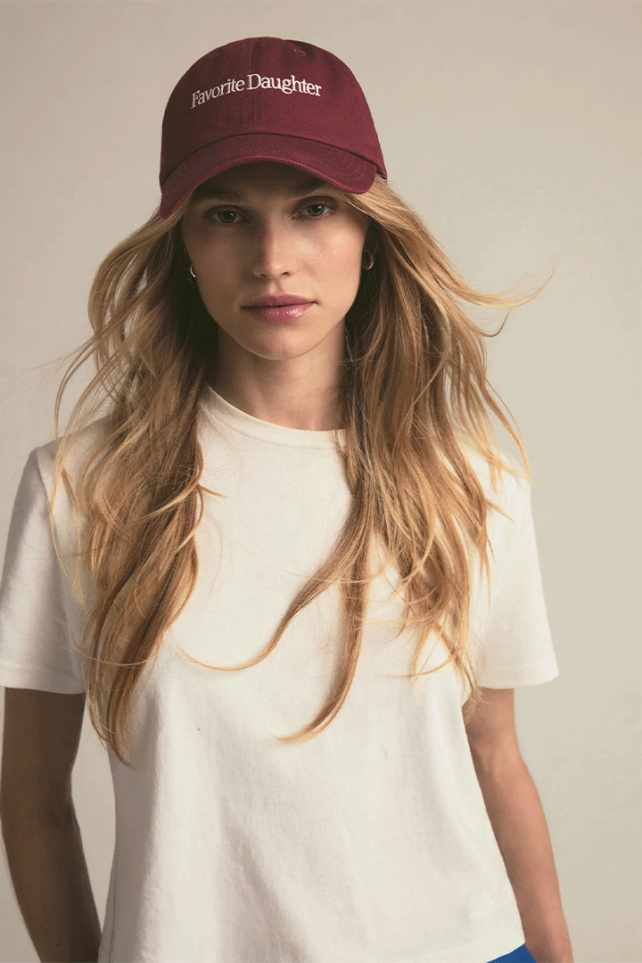 Classic Logo Baseball Hat Sangria