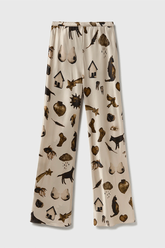 Bias Cut Pants Miracles Hazelnut