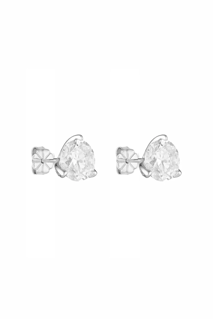 Round Studs 2CT Silver
