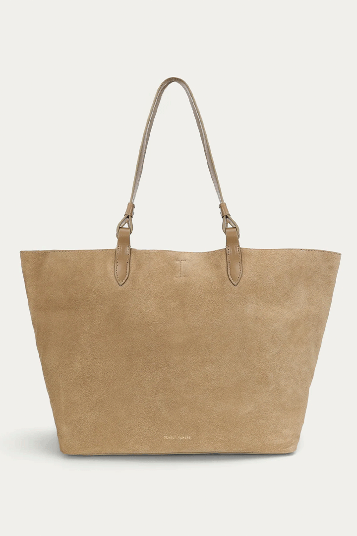 Large Bandit Tote Oat Suede