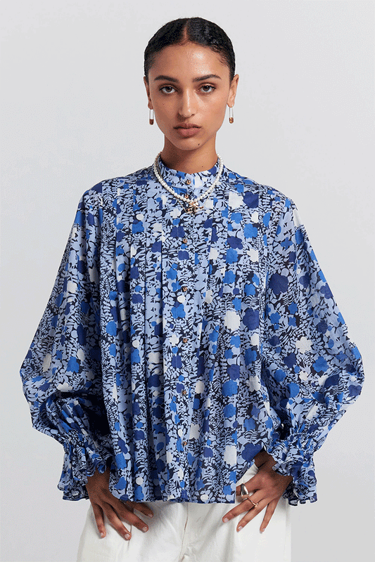 Furrow Shirt Blue Multi