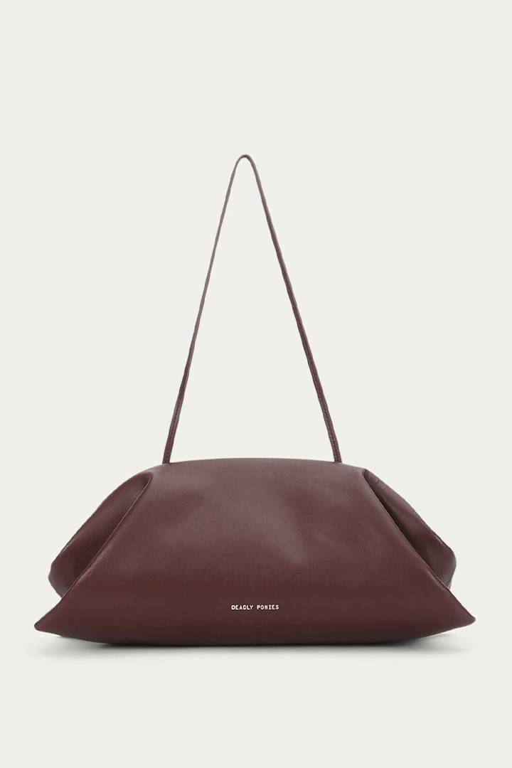 Vault Clutch Dark Cherry