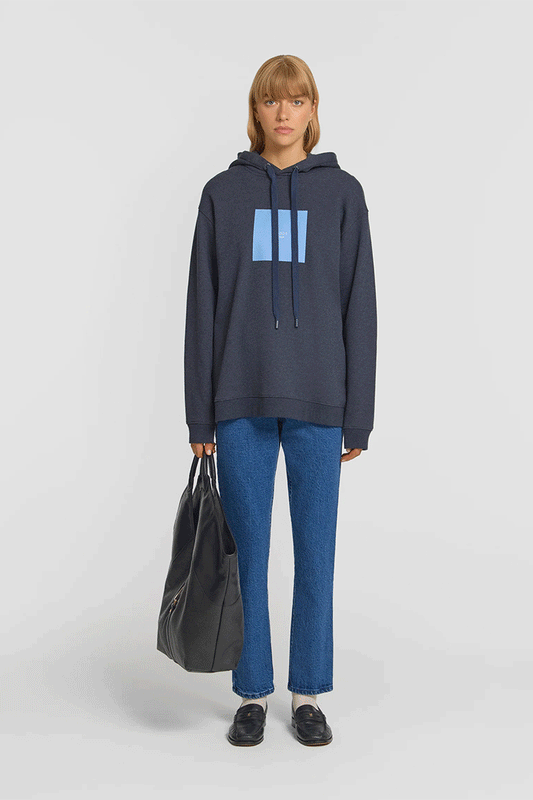 Woods Unisex Hoodie Navy