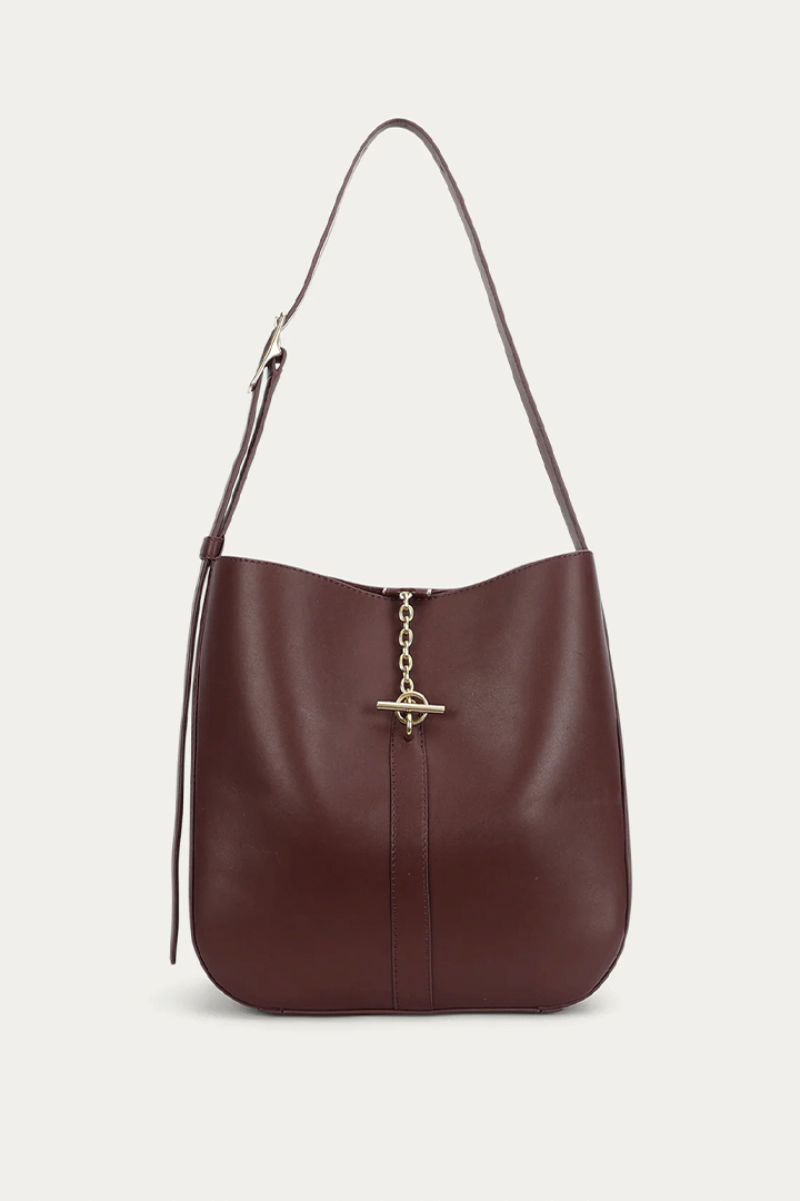 Large Foldabit Tote Dark Cherry