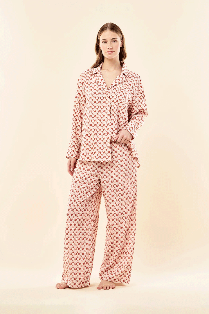Karen Walker Monogram Tiles Relaxed FL PJ Rose