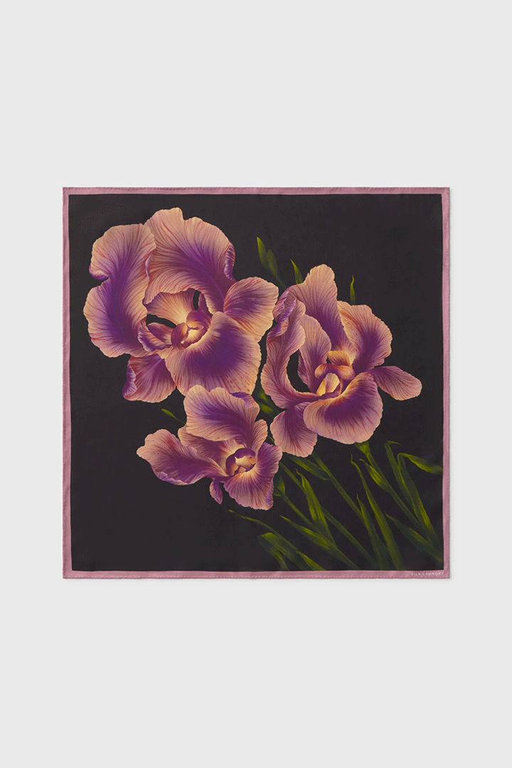 Twill Scarf Iris