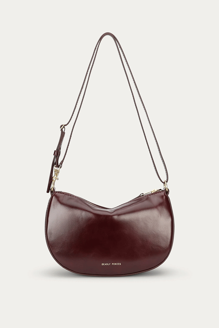 Mini Sling Bag Dark Cherry Gloss