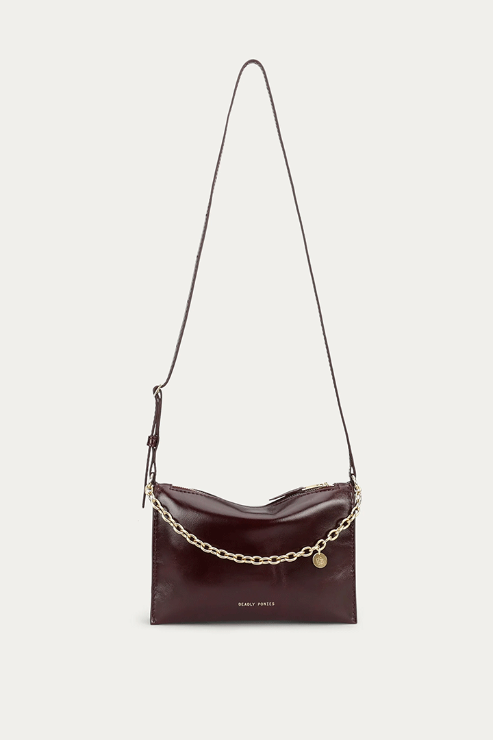 Minimese Crossbody Dark Cherry Gloss