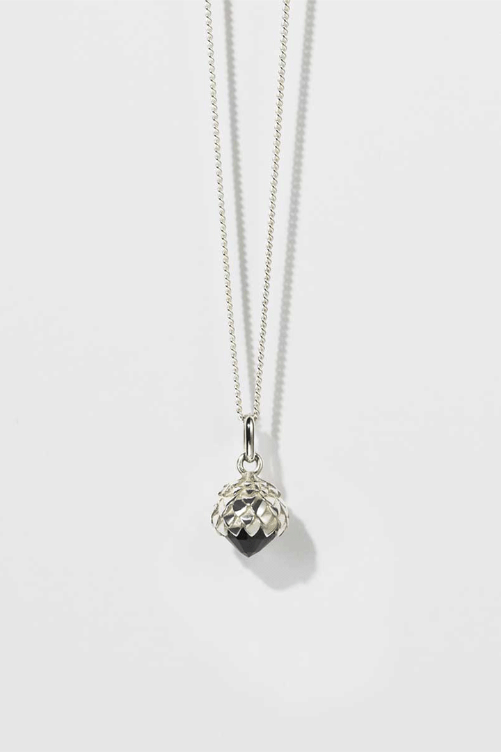 Protea Charm Necklace Sterling Silver