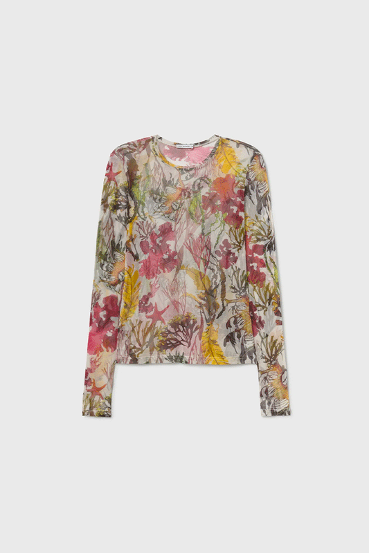 Mesh Long Sleeve Top Planktonic