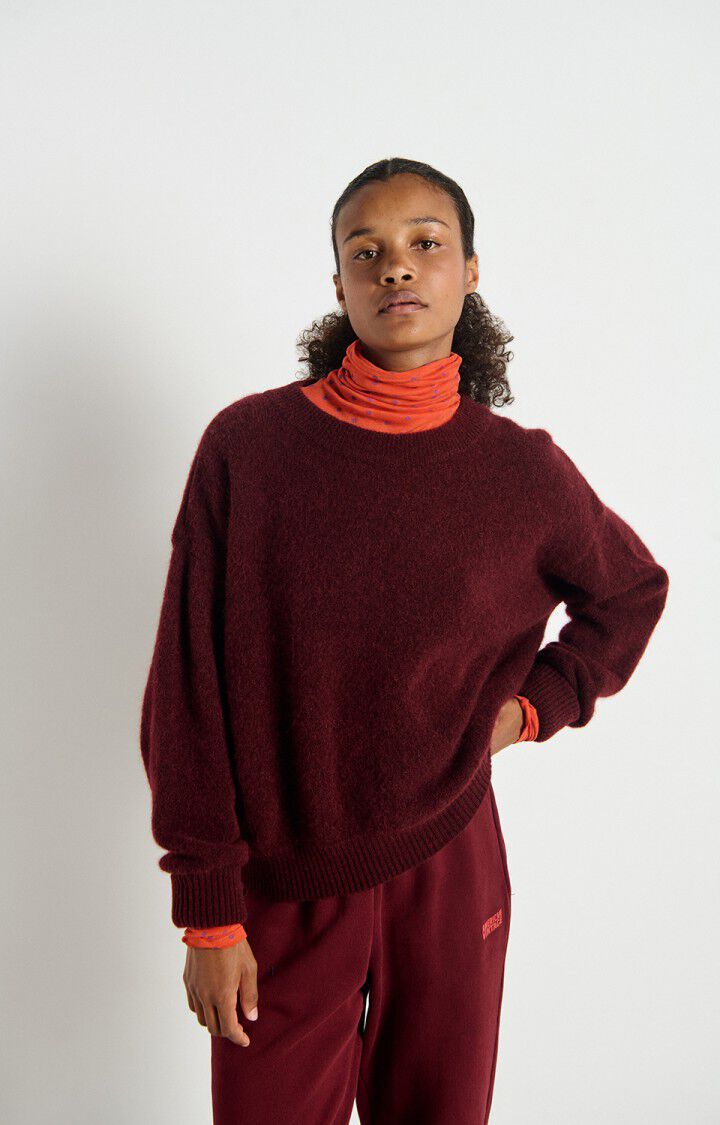 Women's Jumper Vitow Dark Red Melange