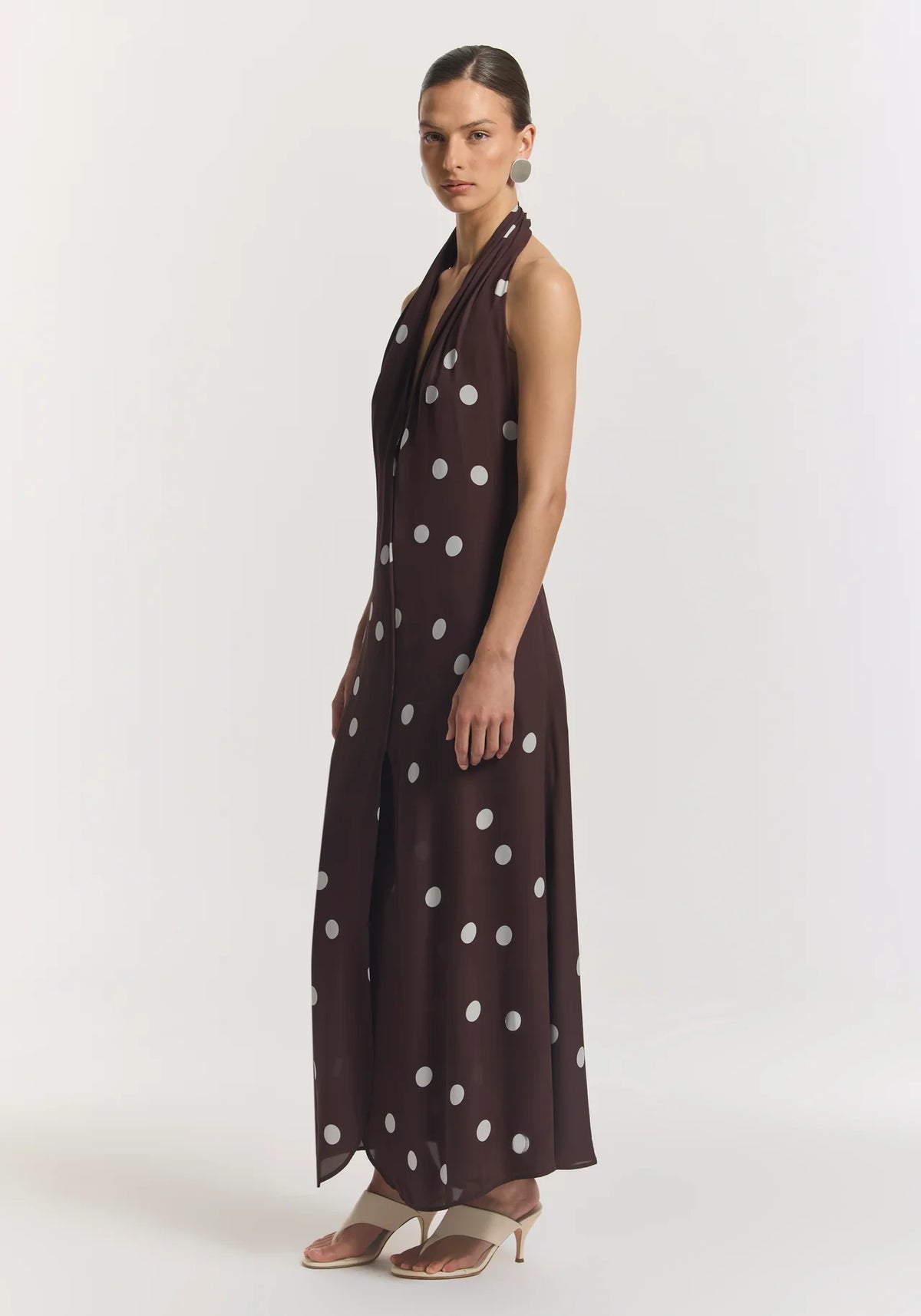 Awakening Dress Mahogany Spot