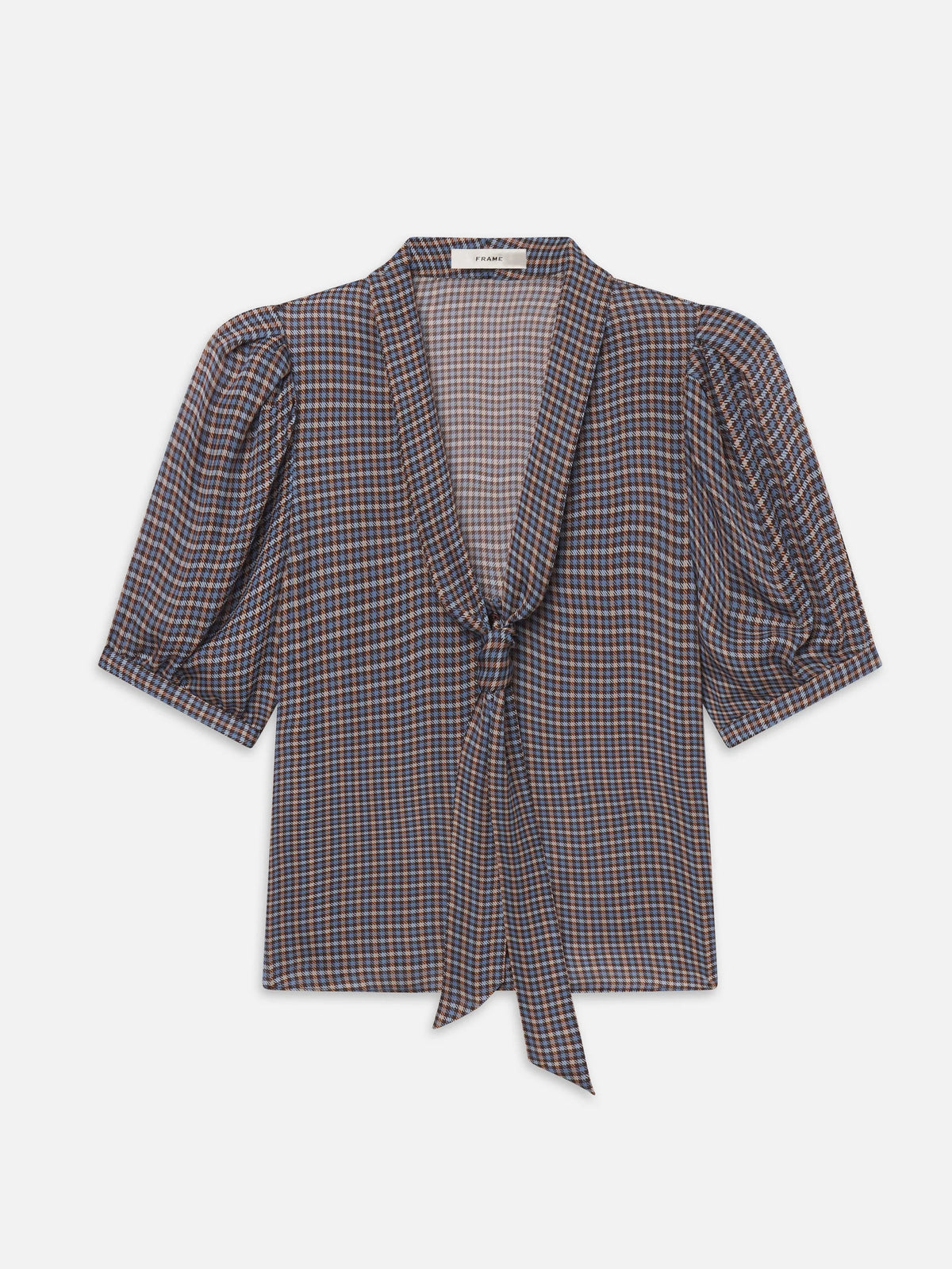 Sonnet Blouse Chestnut Multi Plaid