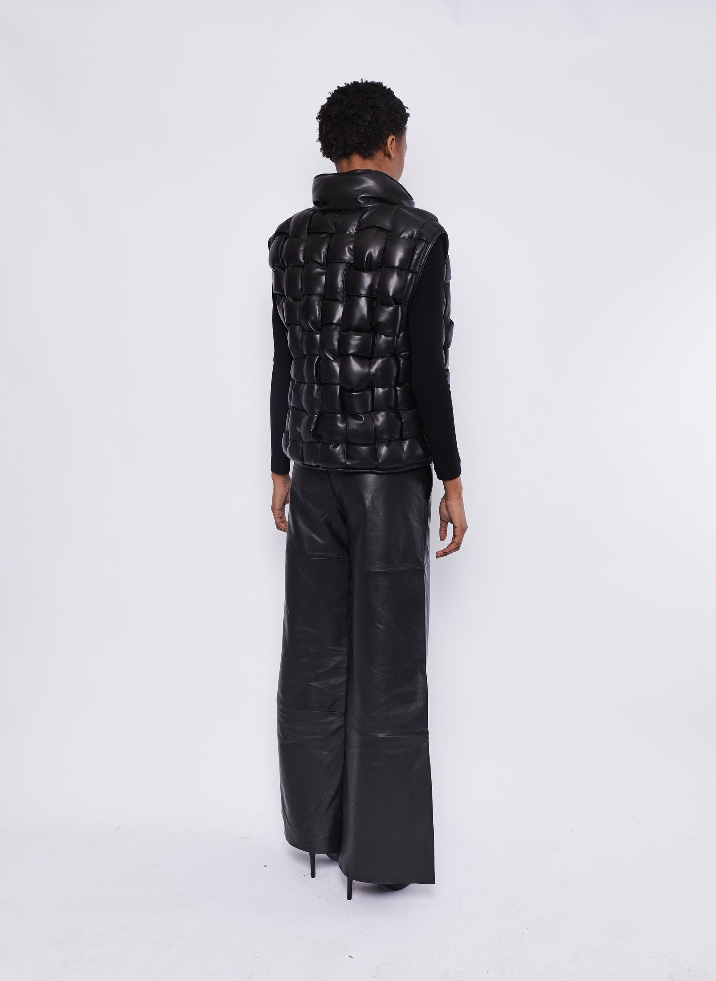Woven Vest Black