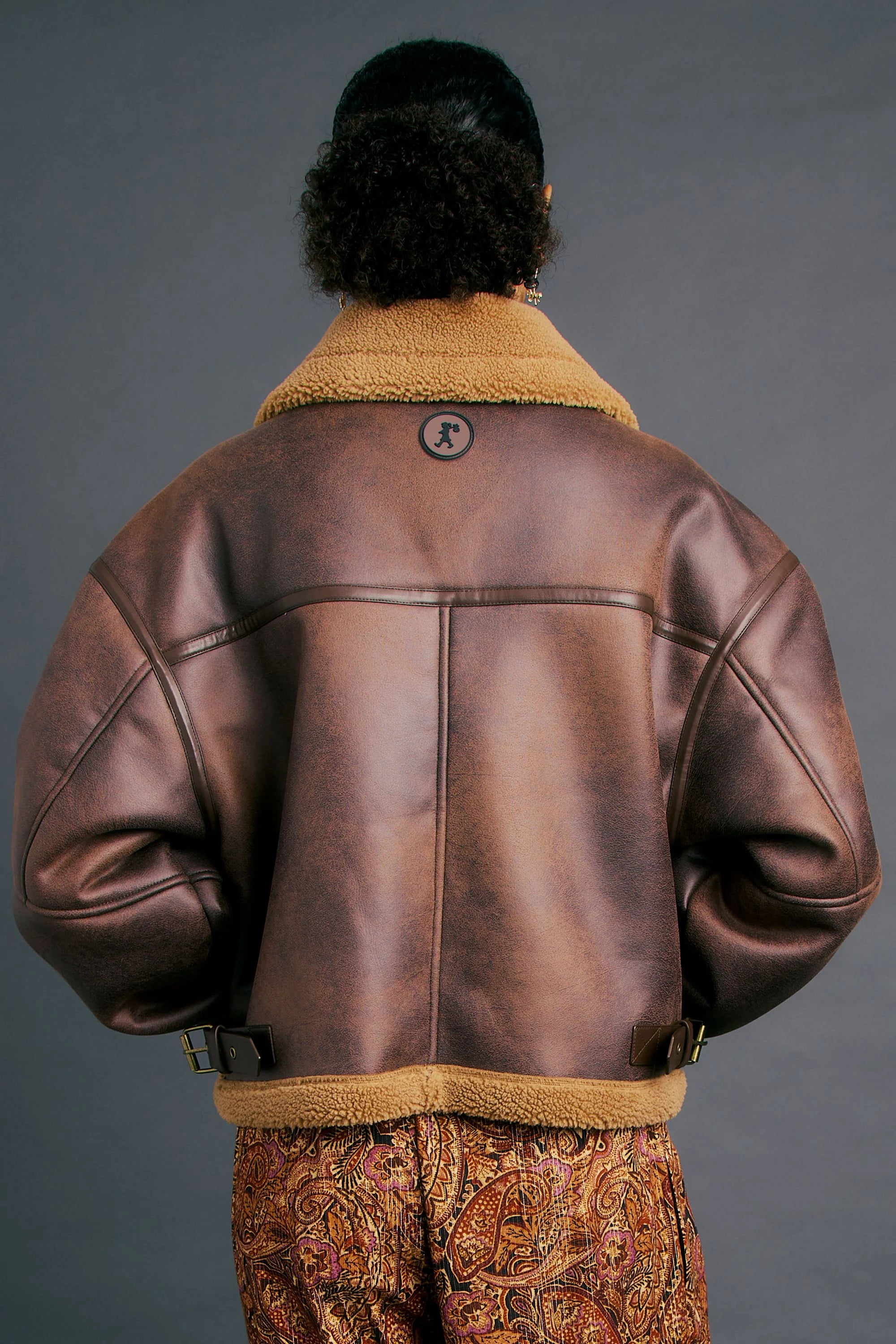 Cropped Aviator Jacket